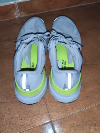 Nike React Zapatillas Hombre/Mujer Gris/Verde