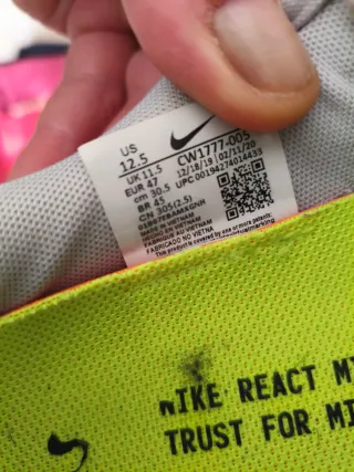 Nike React Zapatillas Hombre/Mujer Gris/Verde