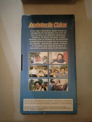Película VHS Andalucía Chica Antonio Molina