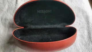 Funda gafas rígida Missoni marrón