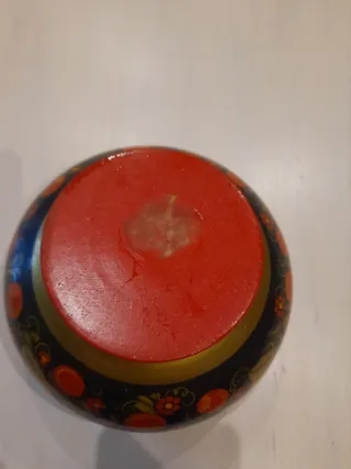 Ciotola decorata in legno