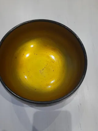 Ciotola decorata in legno