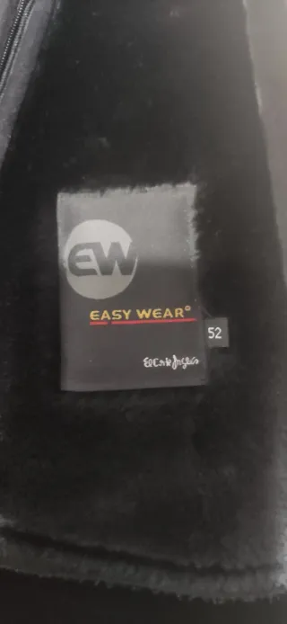 Chaquetón negro hombre