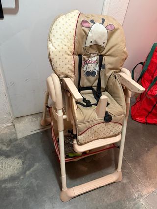 Trona-hamaca para bebé con diseño de jirafa