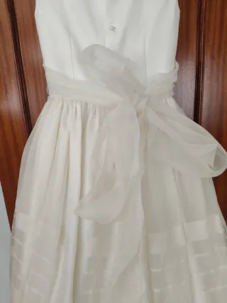 Vestido Primera Comunión Rosa Clara Niña