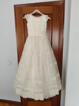 Vestido Primera Comunión Rosa Clara Niña