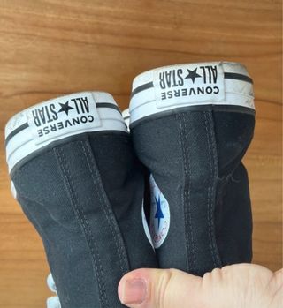 Converse All Star Negras/ casi sin uso