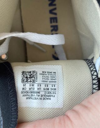 Converse All Star Negras/ casi sin uso