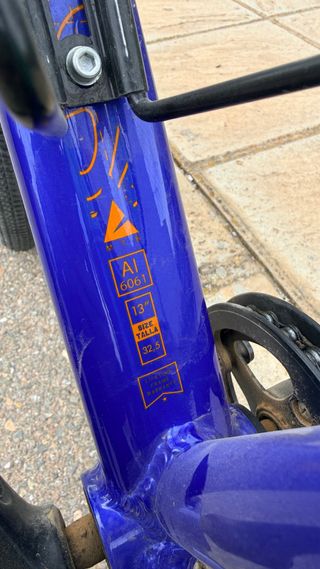 Bicicleta infantil 13 azul