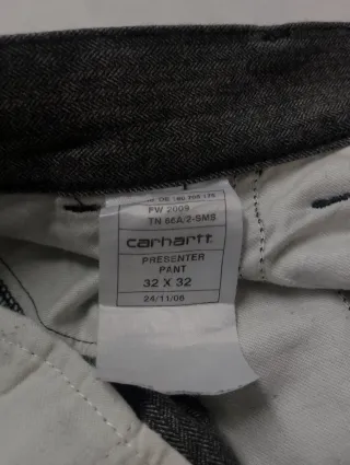 Pantalones Carhartt Presenter 32x32 Gris.