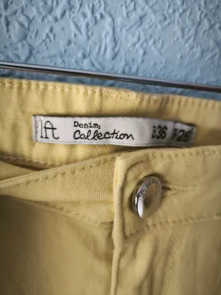 Pantalón Lefties Talla 36 Amarillo