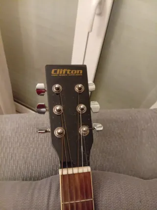 Guitarra Acústica Negra