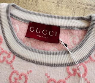 Suéter Gucci GG Rosa Talla L