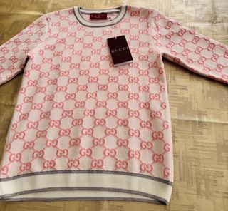 Suéter Gucci GG Rosa Talla L