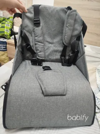 Trona Portátil Gris