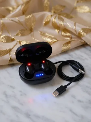 Auriculares Inalámbricos Bluetooth Negros