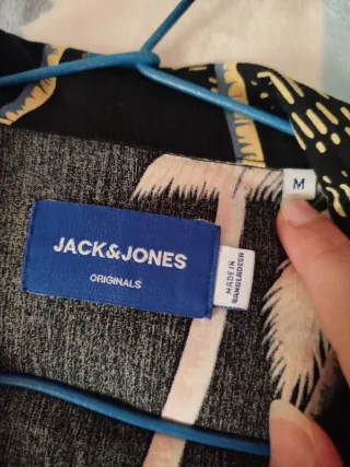 Camisa Hawaiana Jack&Jones Talla M Estampado Palme