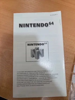 Manual Nintendo 64 Precauciones