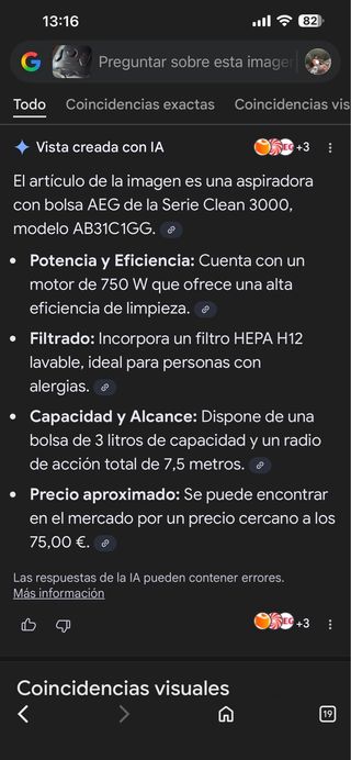 Aspiradora AEG CLEAN 3000