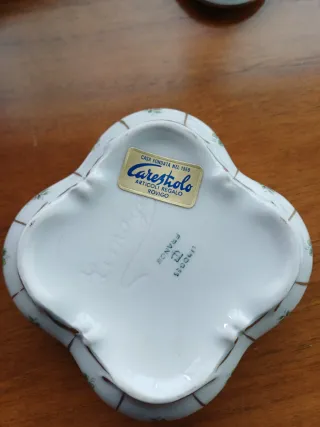 Scatola in porcellana Limoges decorata