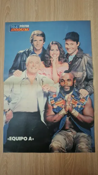 Póster El Equipo A Tele Pòster Indiscreta