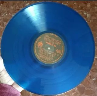 VINILO QUEEN LIVE WEMBLEY 86 COLOR AZUL NUEVO 2LPS