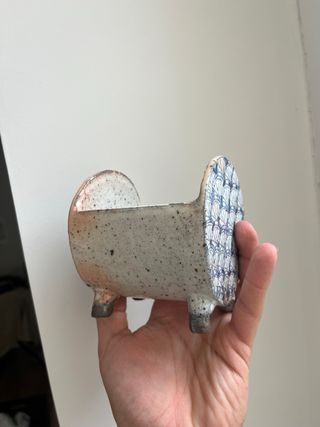 Maceta  japonsea cerámica bonsái diseño escamas