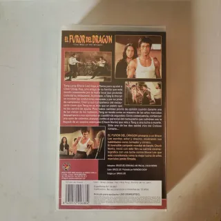 VHS El Furor del Dragón Bruce Lee