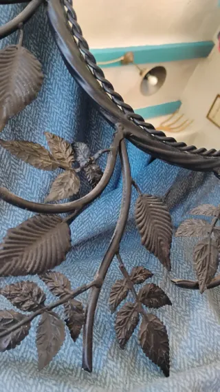 Espejo decorativo vintage hojas