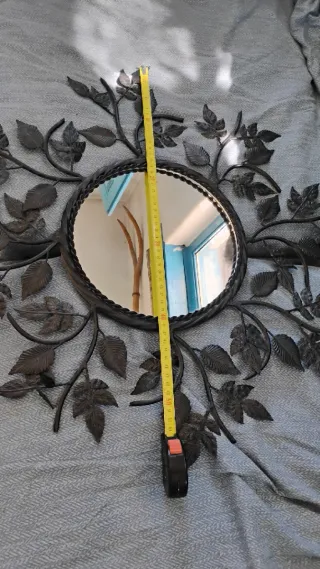 Espejo decorativo vintage hojas