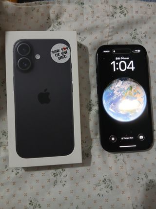 iPhone 16 128GB Negro Batería 100%