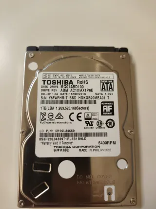 Disco Duro Interno Toshiba 1TB