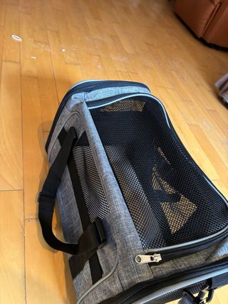 Transportín Perro/Gato Negro/Gris