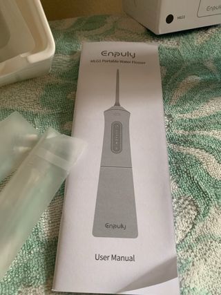 Irrigador Dental Enpuly Negro/Azul