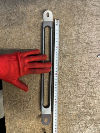 Soporte Silencioso Escape Moto Universal Aluminio