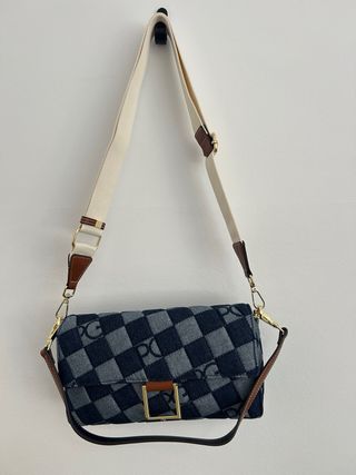 Bolso Vaquero PG Azul y Marrón