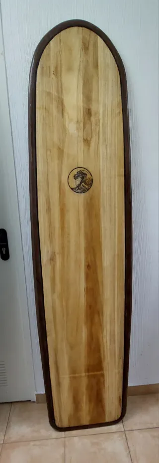 Tabla de surf Alaia madera balsa. 6,8 pies