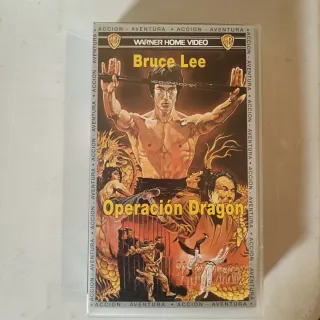 2 Películas VHS Bruce Lee: El Furor del Dragón y O