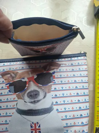 Juego 2 neceseres (perrito con gafas)