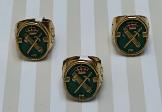 OFERTA ANILLO SELLO LOGO BAÑO ORO VARIAS TALLAS