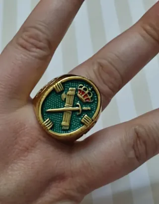OFERTA ANILLO SELLO LOGO BAÑO ORO VARIAS TALLAS