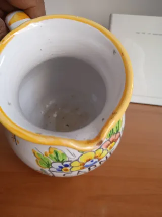 Jarra de cerámica Talavera Carne