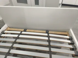 Cama individual SLAKT Ikea blanca