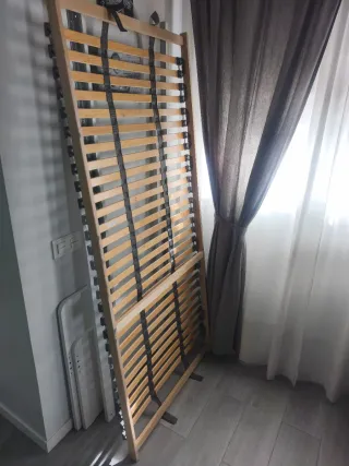 Cama individual SLAKT Ikea blanca