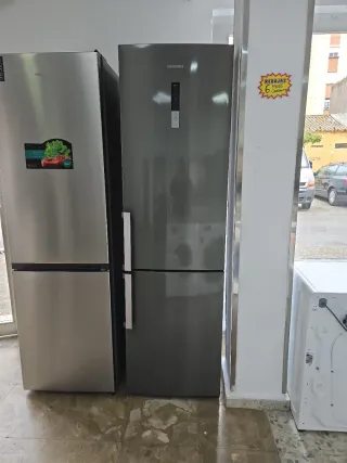 Nevera Samsung gris segunda mano