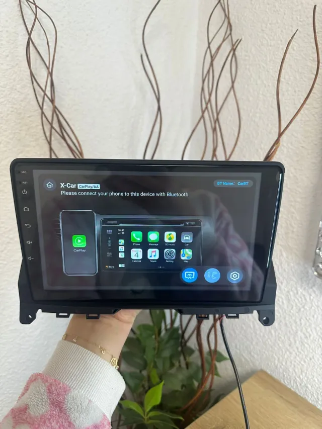 Tela de rádio para Mercedes C-Class 3 W204 S204