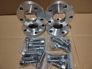 4 Separadores 5x112 20mm + Tornillos