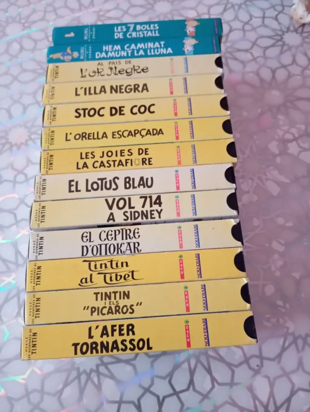 14 Cintas VHS Tintín