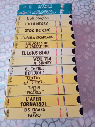 14 Cintas VHS Tintín