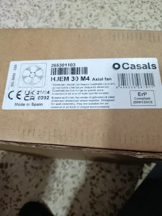 Extractor Industrial Azul